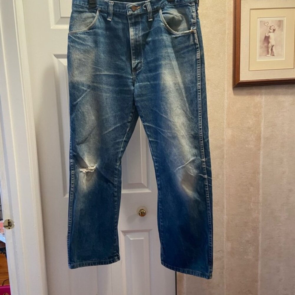 Vintage Rustler jeans 38/30, men’s with custom seal from dude ranch